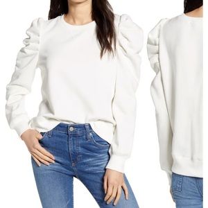 Rebecca Minkoff Janine Puff Sleeve Sweatshirt